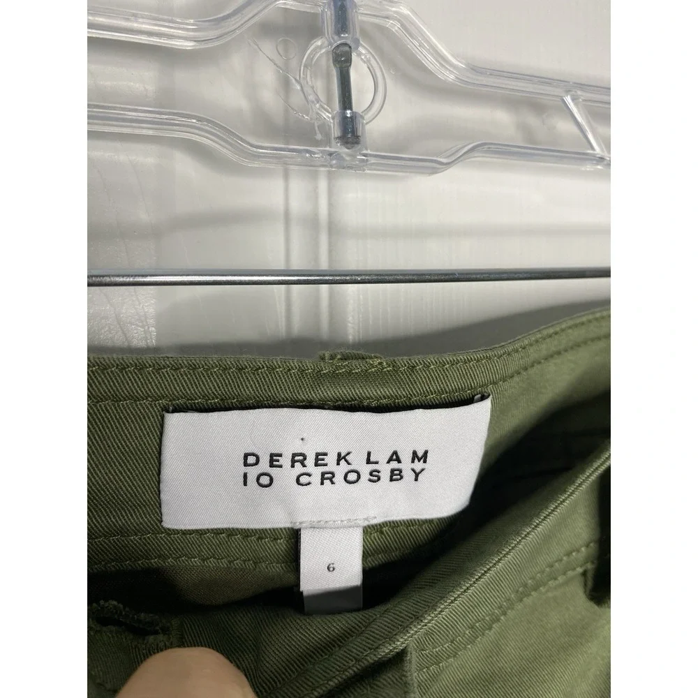 Derek‎ Lam 10 Crosby Elian Cargo Pants Military Green Size 6